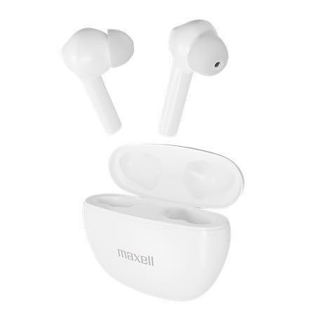 Sluchátka s mikrofonem "Dynamic+", bílá, bezdrátová, Bluetooth 5.3, MAXELL