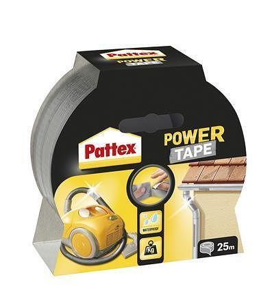 Universální lepící páska, 50 mm x 25 m, HENKEL "Pattex Power Tap", stříbrná