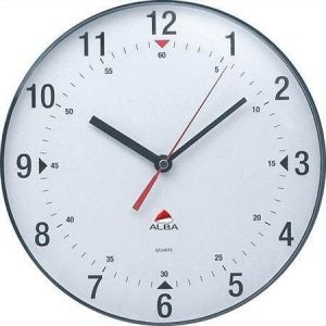 Nástěnné hodiny "Classic", šedá, 25cm, ALBA