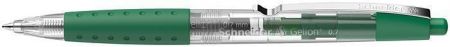 Gelové pero "Gelion 1", zelená, 0,4mm, stiskací mechanismus, SCHNEIDER