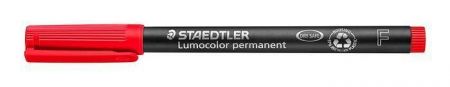 Permanentní popisovač "Lumocolor 318 F", červená, 0,6 mm, OHP, STAEDTLER
