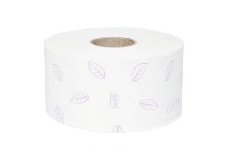 Toaletní papír "Premium mini jumbo", extra bílá, T2 systém, 3-vrstvý, 19 cm průměr, TORK
