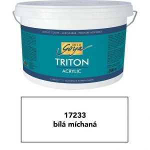 Akrylová barva "TRITON SOLO GOYA", bílá míchaná, 2500 ml, KREUL
