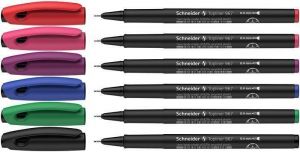 Liner "Topliner 967", 6 barev, 0,4mm, SCHNEIDER