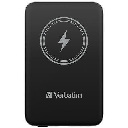 Power banka s magnetickým bezdrátovým nabíjením "MCP-10", černá, 10000 mAh, VERBATIM 32245
