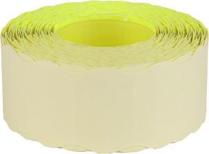 Cenové etikety, 25x16 mm, fluorescentní žluté