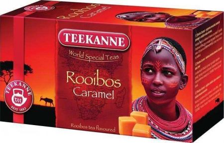 Bylinný čaj "Rooibos Caramel", karamel, 20x1,75g, TEEKANNE