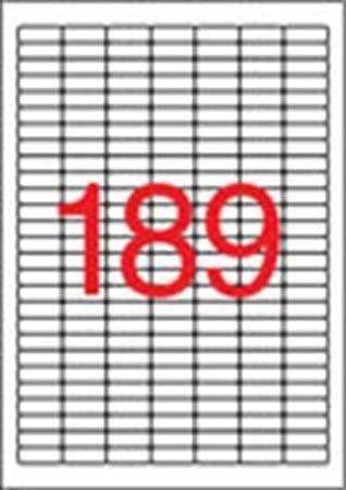 Etiketa krycí, 25,4 x 10mm, 3780ks/bal., APLI