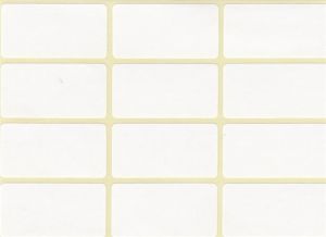 Etikety, 20x38 mm, 60 ks/bal.