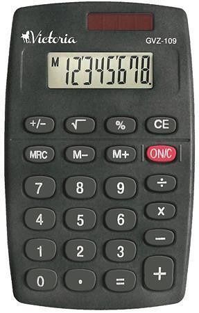 Kalkulačka kapesní, 8místný displej, VICTORIA "GVZ-109"