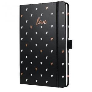 Diář "Jolie", Dark love, A5, týdenní, 2026, tvrdé desky, SIGEL J6335