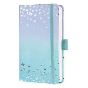 Diář "Jolie", Butterfly Confetti Sky, A6, týdenní, 2026, tvrdé desky, SIGEL J6346