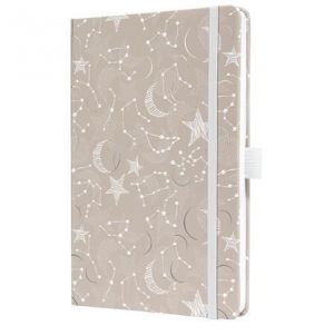 Diář "Jolie", Cosmic Fantasy Beige, A5, týdenní, 2026, tvrdé desky, SIGEL J6349