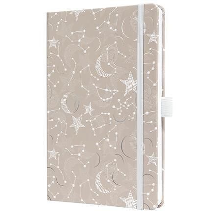Diář "Jolie", Cosmic Fantasy Beige, A5, týdenní, 2026, tvrdé desky, SIGEL J6349