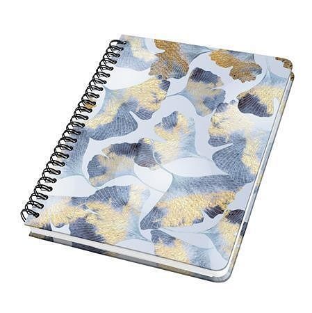 Spirálový sešit "Jolie", Ginko Harmony, 162 x 215 mm, tečkovaný, 60 listů, tvrdé desky, SI