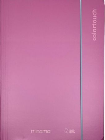 Desky s gumičkou "Color Touch", růžová, MITAMA 62030-90277