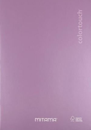 Sešit "Color Touch", A4+, čtverečkovaná, 40+2 listů, růžová, MITAMA 62013-90256