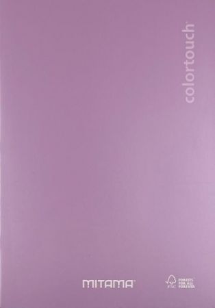 Sešit "Color Touch", A4+, čtverečkovaná, 40+2 listů, růžová, MITAMA 62013-90256