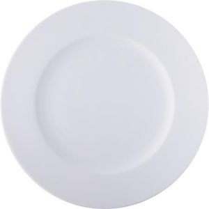 Mělký talíř "Economic", bílý, 24 cm, 6 ks sada