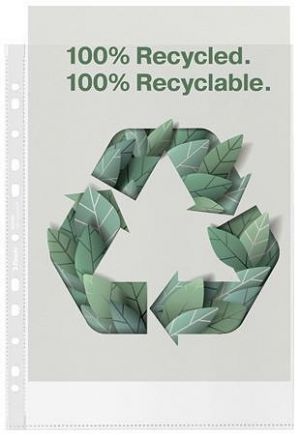 Euroobaly "Recycled", čirá, A4, 70 mikronů, pomerančový povrch 100ks, ESSELTE