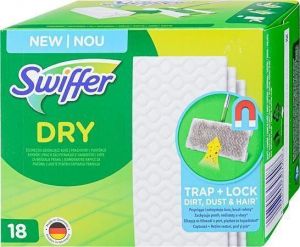 Čisticí ubrousky na podlahu "Dry", 18 ks, náhradní, SWIFFER PG600006