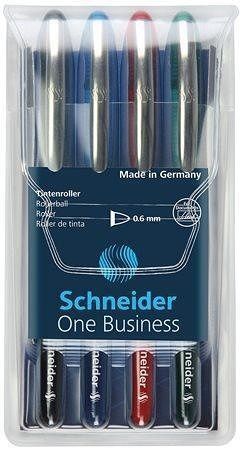 Roller "One Business", sada, 4 barvy, 0,6 mm, SCHNEIDER
