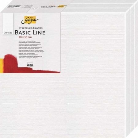 Malířské plátno Basic Line 30 x 30 cm, sada 3ks, KREUL