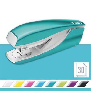 Sešívačka "Nexxt Wow 5502", metalická ledově modrá, 24/6, 26/6, 30 listů, LEITZ