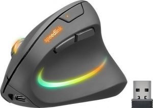 Myš "Piava Pro", černá, bezdrátová, optická, USB, SPEEDLINK SL-630026-BK
