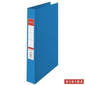 Kroužkový pořadač "Standard", Vivida modrá, 2 kroužky, 42 mm, A4, PP, ESSELTE