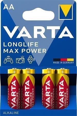 Baterie, AA (tužková), 4 ks, VARTA "MaxTech"