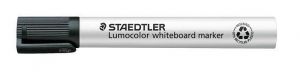 Popisovač na bílou tabuli "Lumocolor 351 B", černá, klínový hrot, STAEDTLER