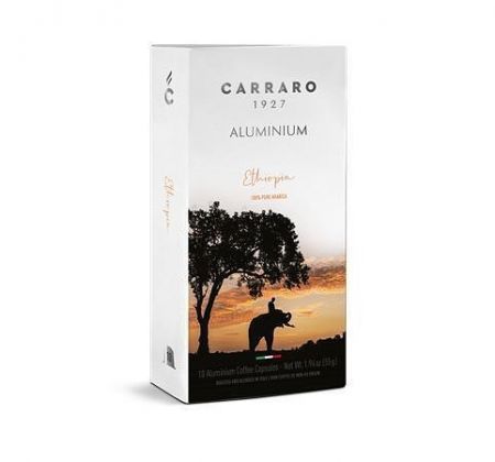 Kávové kapsle "Ethiopia", kompatibilní s Nespresso, 10 ks, CARRARO CAR021