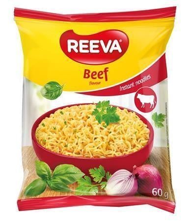 Instantní nudlová polévka, hovězí, 60 g, REEVA 125247