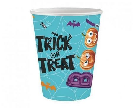 Kelímek "Trick or Treat", 2,5 dl, papírové, 6ks