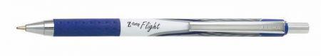 Kuličkové pero "Z-Grip Flight", modrá, 0,34 mm, stiskací mechanismus, ZEBRA