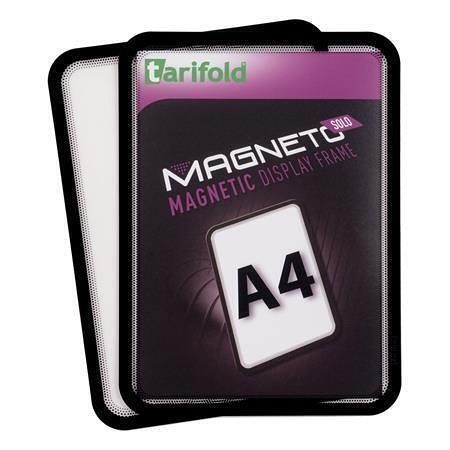 Prezentační kapsa "Magneto Solo", černá, magnetická, A4, TARIFOLD