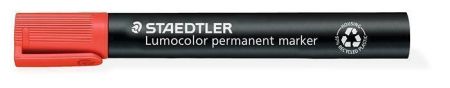 Permanentní popisovač "Lumocolor 352", červená, 2 mm, kuželový hrot, STAEDTLER