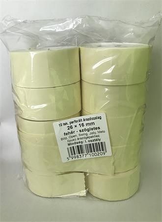Cenové etikety, 26x16 mm, bílé