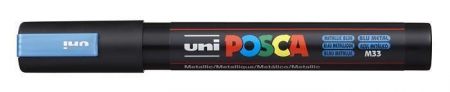 Akrylový popisovač "Posca PC-5M", kovově modrá, 1,8-2,5 mm, UNI 2UPC5MMK