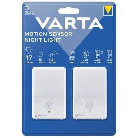 Noční světlo "Motion Sensor Night", LED, 2 ks, VARTA 16624101402