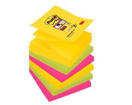 Samolepicí bloček, "Z", Rio, 76x76 mm, 6x90 listů, 3M POSTIT