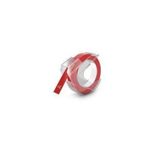 Páska, 9 mm x 3 m, DYMO "3D", červená