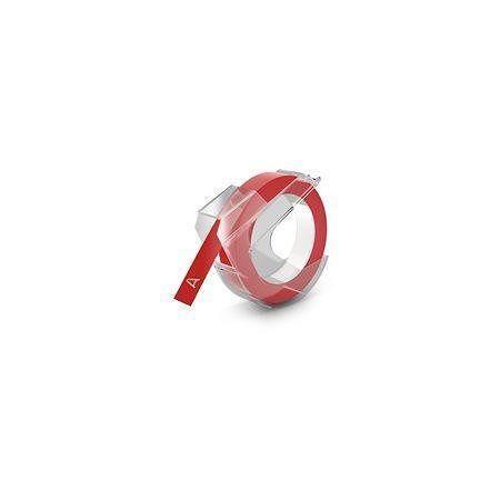 Páska, 9 mm x 3 m, DYMO "3D", červená
