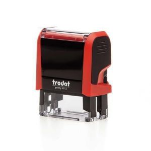 Razítko "Printy 4912", červená, černý polštářek, TRODAT