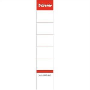 Štítky pro pákové pořadače, oboustranné, bílá, 30x158 mm, ESSELTE