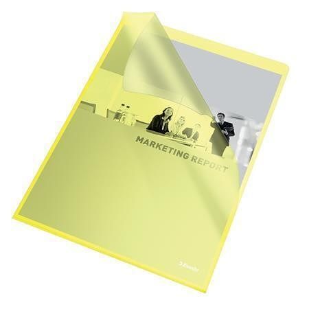 Desky "L" Esselte Standard A4, Žlutá