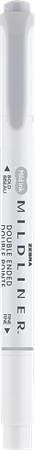 Zvýrazňovač "Mildliner Cool & Refined", šedá, oboustranný, 1,0/3,5 mm, ZEBRA