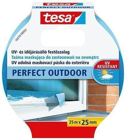 Maskovací páska "Perfect Outdoor 56250", 25 mm x 25 m, exteriérová, TESA