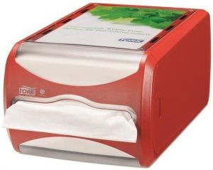 Zásobník na ubrousky "Xpressnap", červená, N4 systém, 14,5x19,1x30,7 mm, TORK